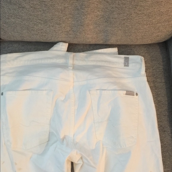 7 For All Mankind Men's Standard Jean 36 34 White - Picture 2 of 6